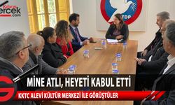 TDP Genel Başkanı Mine Atlı, KKTC Alevi Kültür Merkezi heyeti ile görüştü