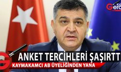 Türkiye Dışişleri Bakan Yardımcısı ve Avrupa Birliği Başkanı anket tercihlerini üyelikten yana kullandı