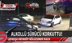 Lefkoşa Ortaköy bölgesinde korkutan kaza!