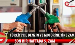 Türkiye'de Benzin ve motorin yeniden zamlandı!