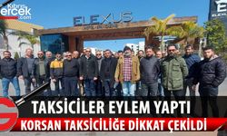 Bir grup taksi işletmecisi bugün Girne-Çatalköy anayolunda eylem yaptı