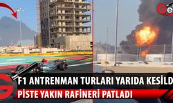 Formula 1 pistinin 10 kilometre yakınındaki rafineride patlama meydana geldi!