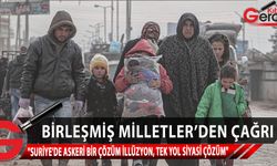 BM'ye göre Suriye'de bir askeri çözüm 'illüzyon'