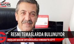 Ertuğruloğlu, T.C. Dışişleri Bakanı Mevlüt Çavuşoğlu’nun daveti üzerine Ankara’ya gitti