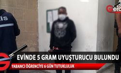 Girne'de evinde uyuşturucu bulunan zanlıya 6 gün tutukluluk
