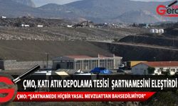 ÇMO, Güngör Katı Atık Depolama Tesisi'nin Özelleştirilmesi ihalesinin şartnamesini eleştirdi