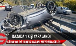 Girne’de iki kaza meydana geldi