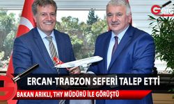 Arıklı, seferlerin artırılmasını, özellikle Ercan-Trabzon uçak seferlerinin başlamasını talep etti