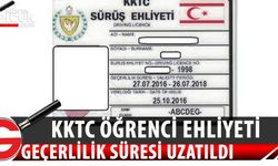 Öğrenci ehliyeti geçerlilik süresi uzatıldı