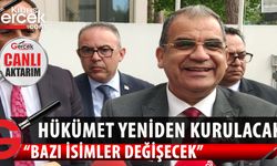 Başbakan Faiz Sucuoğlu açıklamalarda bulunuyor