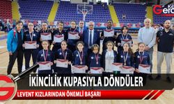 Levent Koleji kız basketbol takımı, Afyonkarahisar'daki  şampiyonadan ikincilik kupasıyla döndü