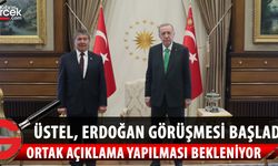 Başbakan Ünal Üstel, TC Cumhurbaşkanı Erdoğan tarafından kabul edildi