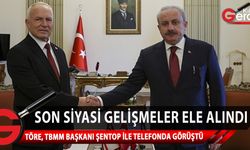 Cumhuriyet Meclisi Başkanı Zorlu Töre ile Türkiye Büyük Millet Meclisi Başkanı Mustafa Şentop ile görüştü