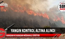 Geçitköy bölgesinde meydana gelen yangın büyük ölçüde kontrol altına alındı