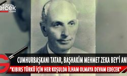 Ersin Tatar, Başhâkim Mehmet Zekâ Bey’i vefatının 38'inci yıldönümünde andı
