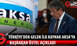  Başbakan Ünal Üstel Türkiye’den  sağlanan ilk nakit akışı  ile ilgili açıklamalarda bulundu