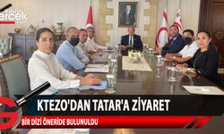 Kıbrıs Türk Esnaf ve Zanaatkârlar Odası'ndan Cumhurbaşkanı Ersin Tatar'a ziyaret