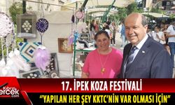 Tatar, 17. Kıbrıs İpek Koza Festivali’nin açılışına katıldı