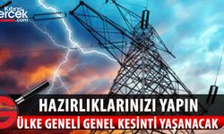 Ülke genelinde elektrik kesintisi yaşanacak