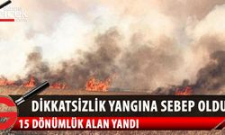 Serhatköy’de bir evin bahçesinde dün öğle saatlerinde gerekli tedbirlerin alınmamasından dolayı yangın çıktı