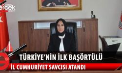 Tuba Ersöz Ünver hem Türkiye’nin hem Gümüşhane’nin ilk başörtülü kadın İl Cumhuriyet Başsavcısı oldu
