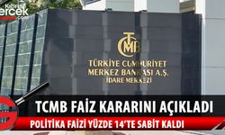 Türkiye Cumhuriyet Merkez Bankası faizi yüzde 14'te sabit tuttu