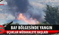 Baf’a bağlı Fasula köyünde bu sabah ulaşımı zor olan bir bölgede yangın çıktığı belirtildi