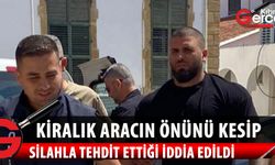 "Silahla arabanın önünü kesip tehdit etti"