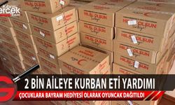 "Tüm bağışçılara ve Türk Kızılay yetkililerine halkımız adına teşekkür ederiz"
