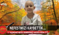 Hastalığı nedeniyle tedavi gören 11 yaşındaki Nefes Demirpençe hayata veda etti