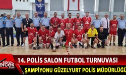 14. Polis Salon Futbol Turnuvası bugün tamamlandı