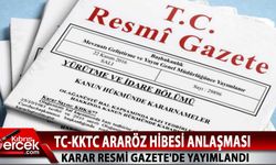 Erdoğan tarafından onaylanan milletlerarası anlaşma, Resmi Gazete'de