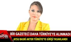 BRT eski müdürlerinden gazeteci Aysu Basri Akter’in Türkiye’ye alınmadı