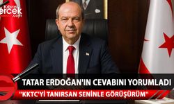 Tatar, Rum Lider’in görüşme talebini “KKTC‘ye gel orada görüşürüz” diyen Erdoğan’a teşekkür etti.