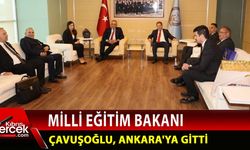 Çavuşoğlu, resmi temaslarda bulunmak üzere Ankara’ya gitti.