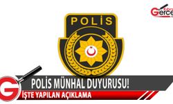 Polis Genel Müdürlüğü Sivil Hizmet Görevlisi münhal duyurusu yaptı.