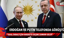 T.C. Cumhurbaşkanı Erdoğan, Rus Lider Putin ile telefonda görüştü