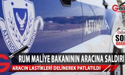 Rum Maliye Bakanı Konstantinos Petridis’in makam aracına saldırı düzenlendi