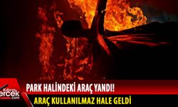 Aydınköy'de araç yangını!
