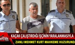 Kaçak olarak çalıştırdığı işçinin yaralanması sonucu tutuklanan zanlı Mehmet Kurt mahkeme huzuruna çıkarıldı.