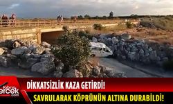 Lefkoşa -Güzelyurt ana yolunda kaza