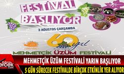 60’ıncı Mehmetçik Üzüm Festivali yarın başlıyor