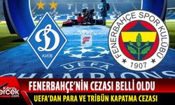 Fenerbahçe'nin cazası açıklandı