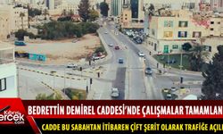 Bedrettin Demirel Caddesi trafiğe açıldı