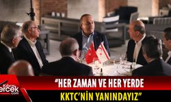 Mevlüt Çavuşoğlu, Tatar ve Ertuğruloğlu ile yaptığı görüşmeyle ilgili paylaşımda bulundu