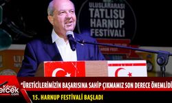 Cumhurbaşkanı Ersin Tatar 15. Harnup Festivali’ne katıldı