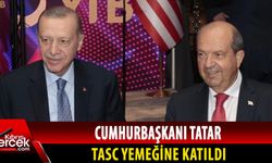 Cumhurbaşkanı Ersin Tatar, New York’ta TASC'ın düzenlediği gece etkinliğine katıldı