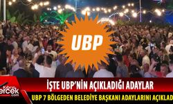 İşte UBP'nin açıkladığı belediye başkan adayları