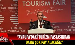Bakan Ataoğlu, Antalya Turizm Fuarı'na katıldı