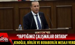 Ataoğlu, hükümet adına Meclis açılışında konuştu